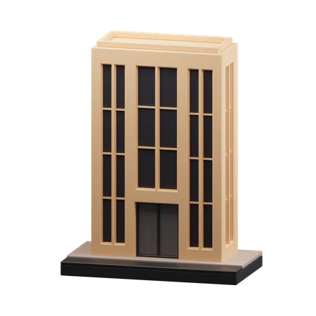 Bâtiment moderne  3D Icon