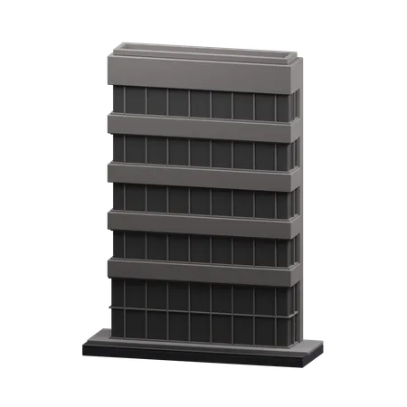 Bâtiment moderne  3D Icon