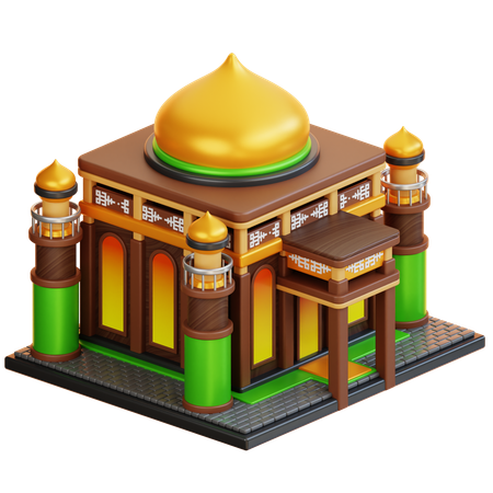 Bâtiment de la mosquée  3D Icon