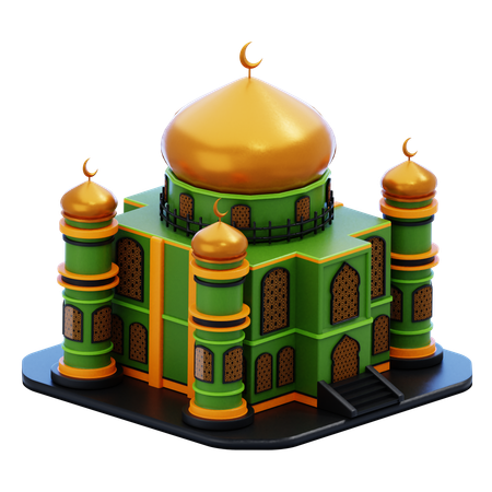 Bâtiment de la mosquée  3D Icon