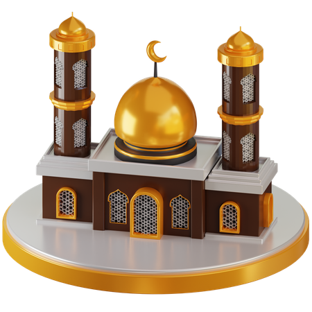 Bâtiment de la mosquée  3D Icon