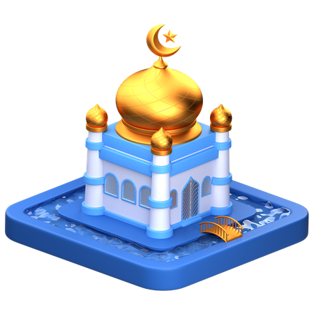 Bâtiment de la mosquée  3D Icon