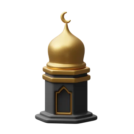 Bâtiment de la mosquée  3D Icon