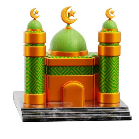 Bâtiment de la mosquée  3D Icon