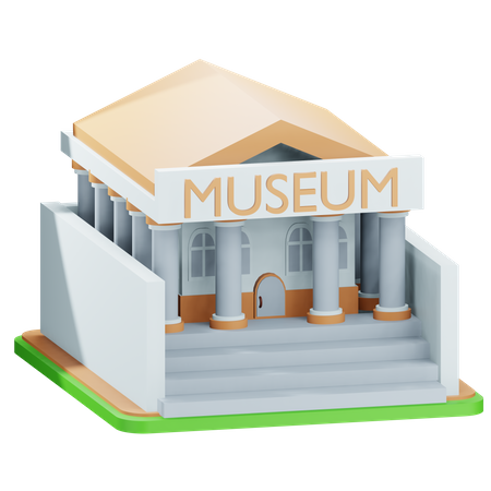 Bâtiment du musée  3D Icon