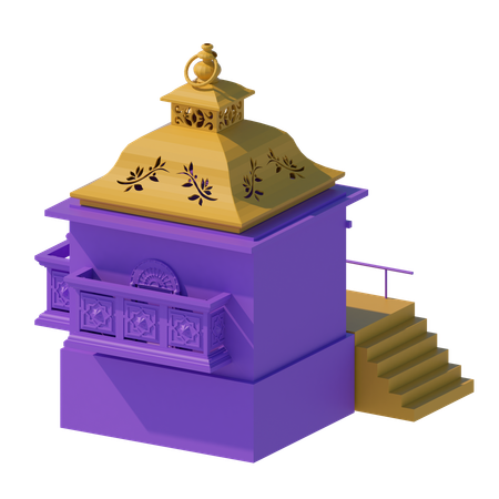 Bâtiment musulman  3D Icon