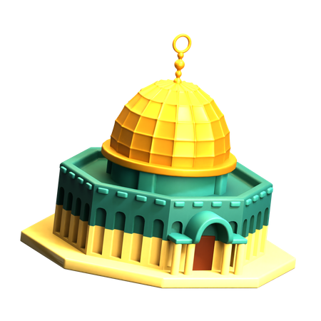 Bâtiment du ramadan  3D Icon