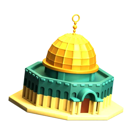 Bâtiment du ramadan  3D Icon