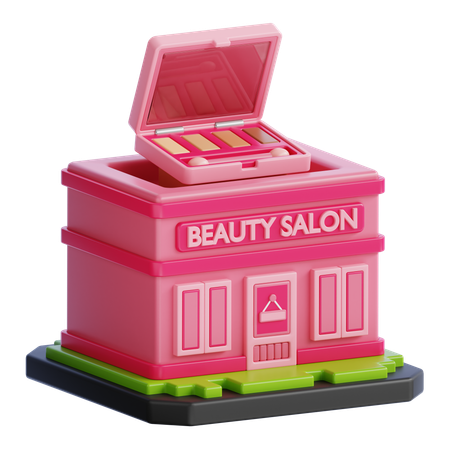 Bâtiment de salon de beauté  3D Icon