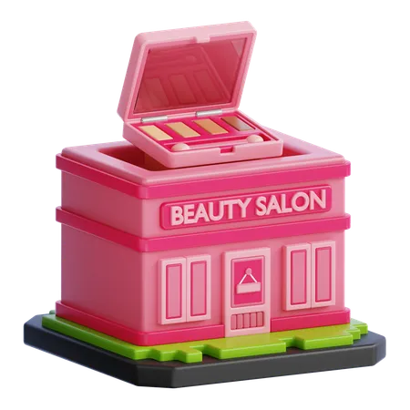 Bâtiment de salon de beauté  3D Icon