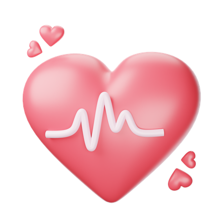 Batimento cardiaco  3D Icon