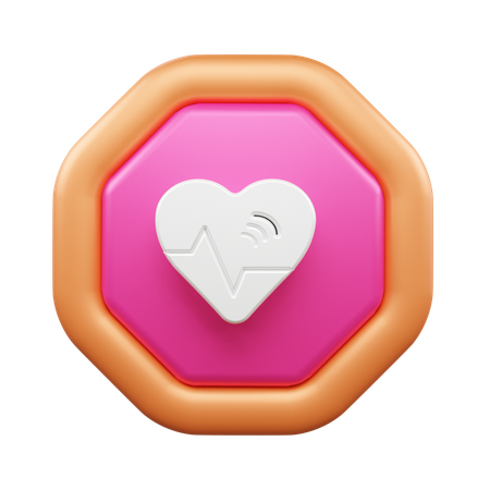 Batimento cardiaco  3D Icon