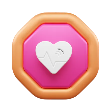 Batimento cardiaco  3D Icon