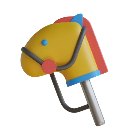 Cheval de bâton  3D Icon