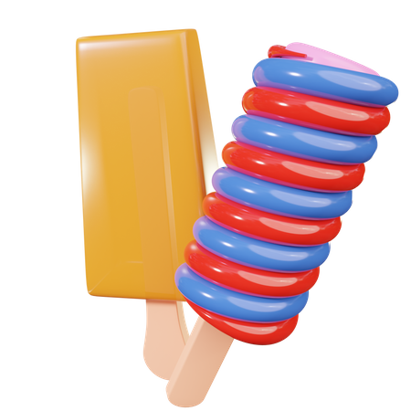 Bâton de glace  3D Icon