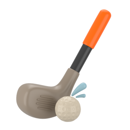 Bâton de golf  3D Icon