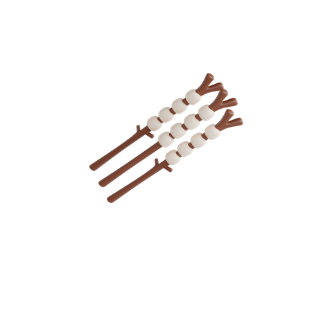 Bâton de guimauve  3D Icon