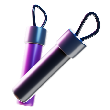 Bâton lumineux au néon  3D Icon