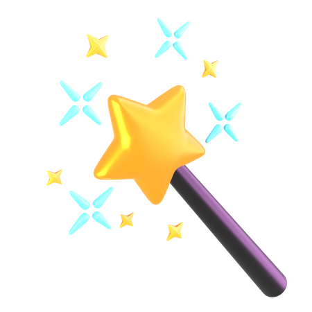 Bâton magique  3D Icon