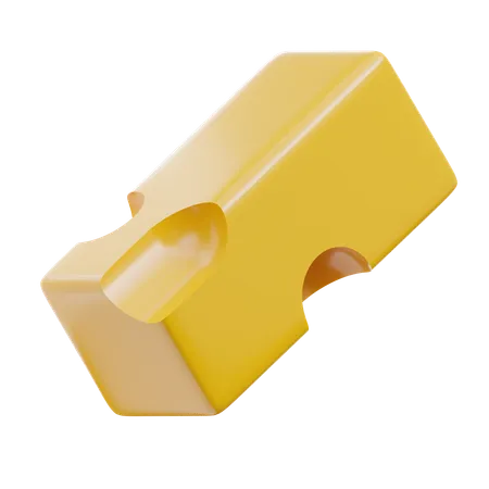 Bâton de fromage  3D Icon