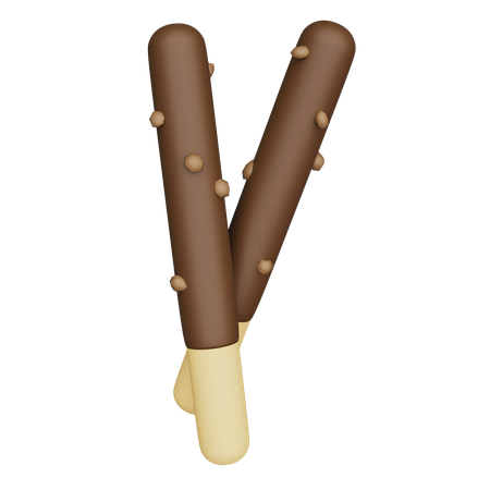 Bâtonnets de chocolat Pocky  3D Icon