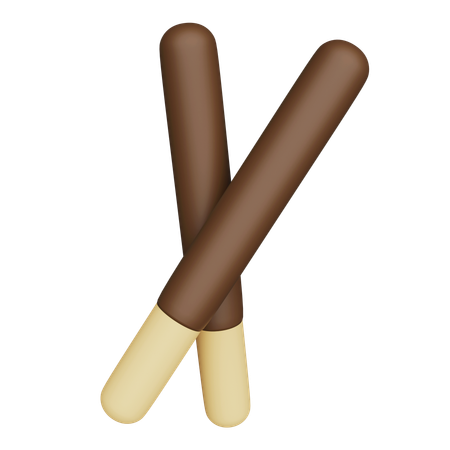 Bâtonnets de coco pocky  3D Icon