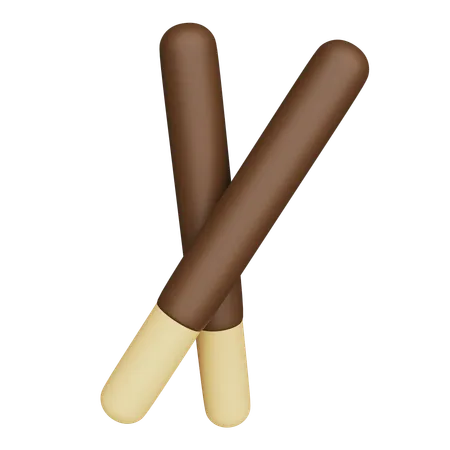 Bâtonnets de coco pocky  3D Icon