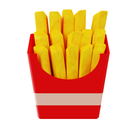 Bâtonnets de frites  3D Icon