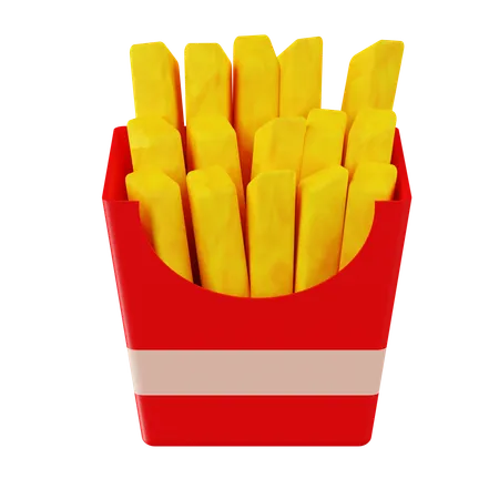 Bâtonnets de frites  3D Icon