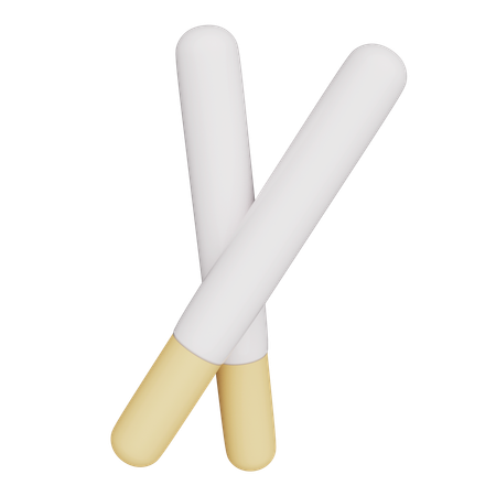 Bâtonnets de pocky blancs  3D Icon