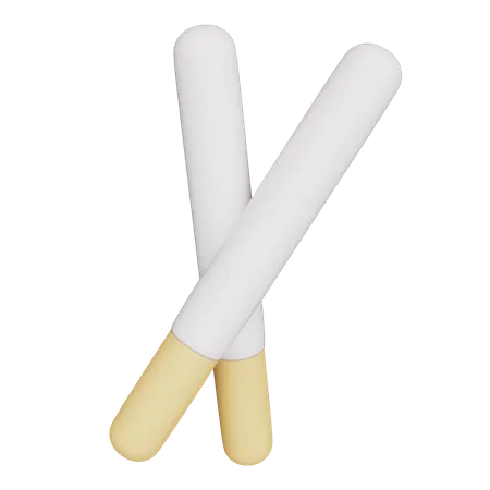 Bâtonnets de pocky blancs  3D Icon