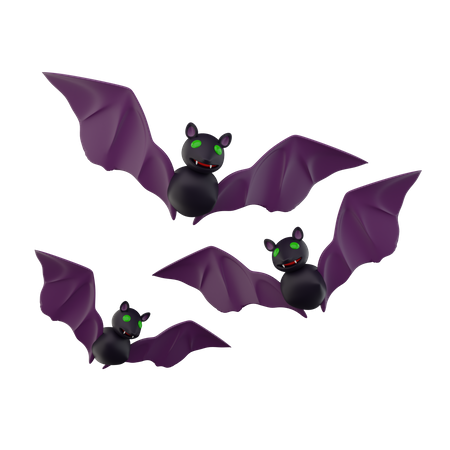 Bats  3D Icon