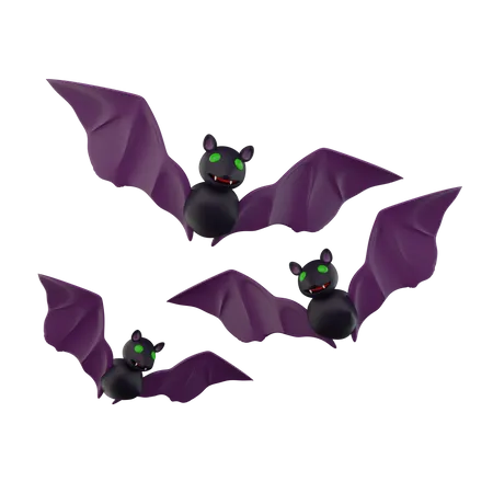 Bats  3D Icon