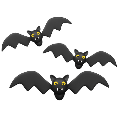 Bats  3D Icon