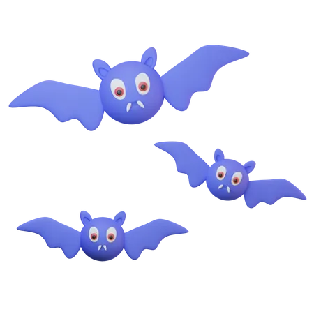 Bats  3D Icon