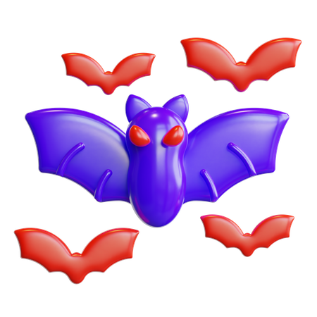 Bats  3D Icon