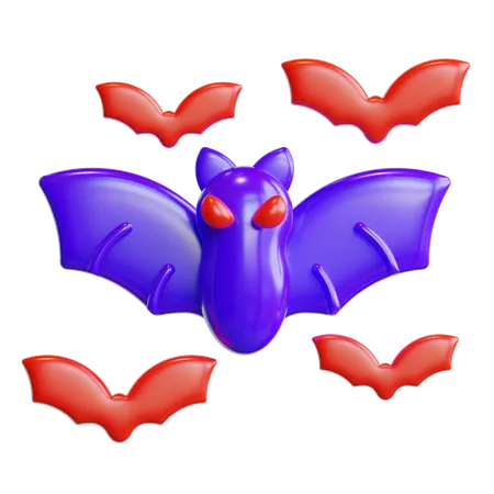 Bats  3D Icon