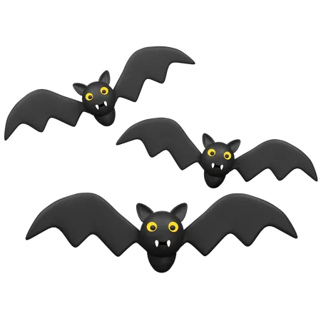 Bats  3D Icon