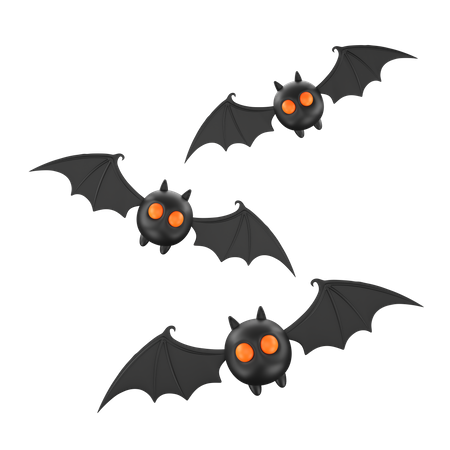 Bats  3D Icon