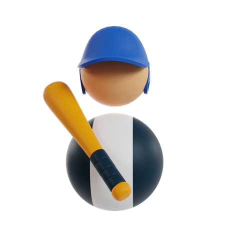 Batte de baseball  3D Icon