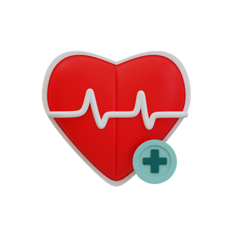 Battement de coeur  3D Icon