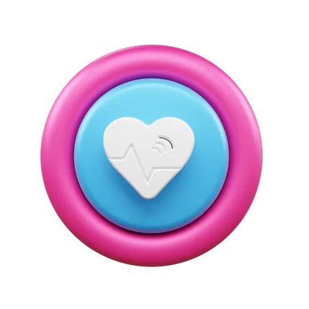 Battement de coeur  3D Icon