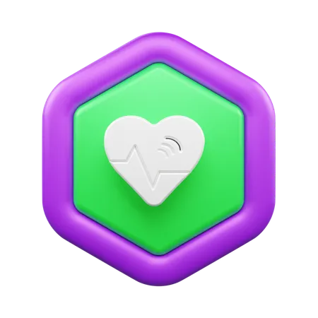 Battement de coeur  3D Icon