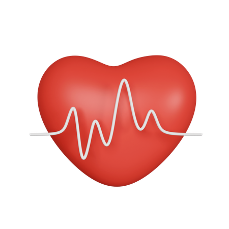 Battement de coeur  3D Icon