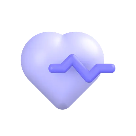Battement de coeur  3D Icon