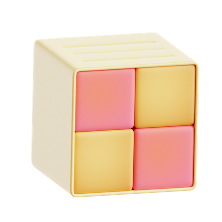 Battenberg-Kuchen  3D Icon