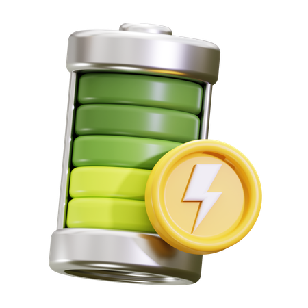 Batteria  3D Icon