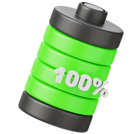 Batterie à 100 pour cent  3D Icon