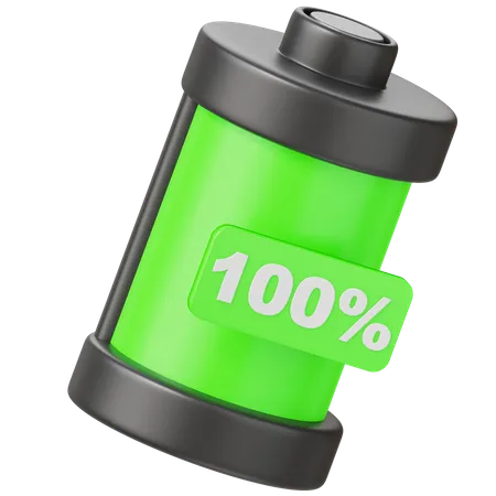 Batterie 100 Prozent  3D Icon