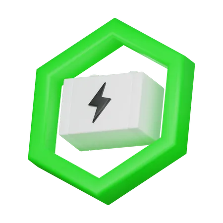 Batterie  3D Icon